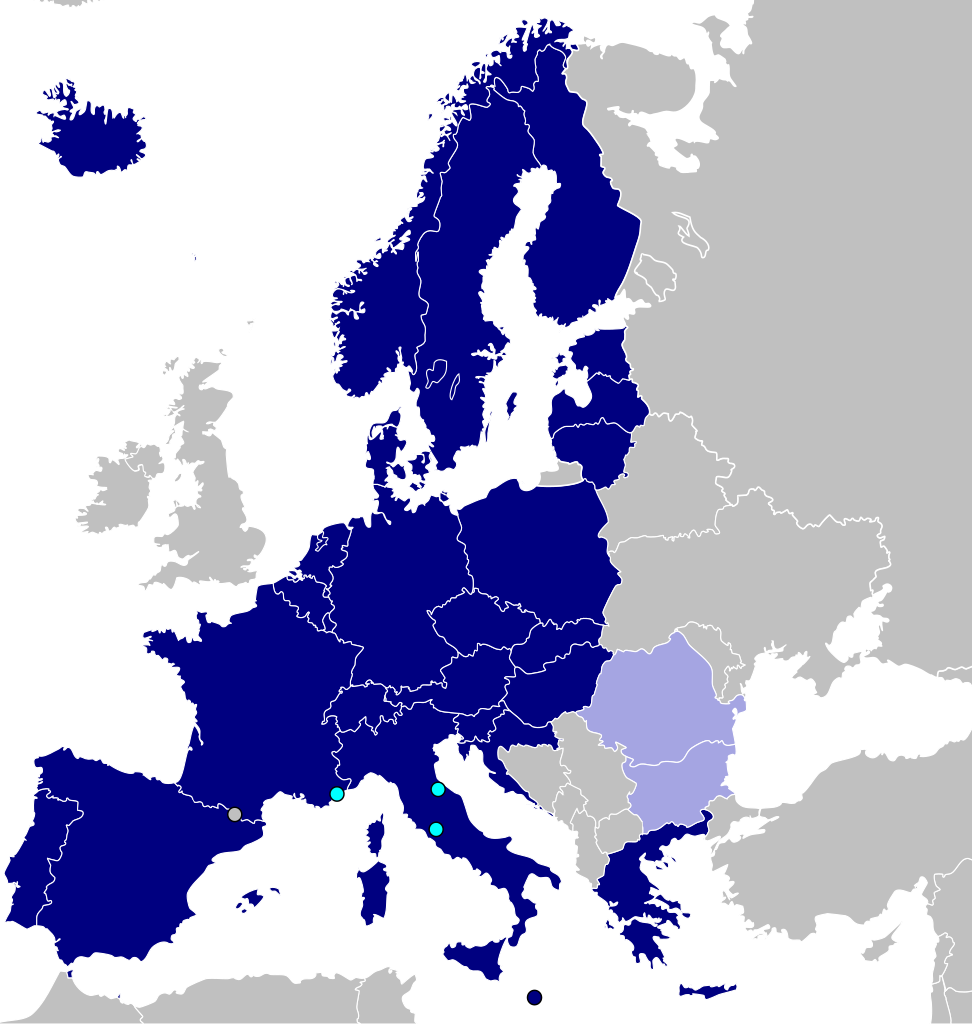 Bulgaria, Romania part-join Schengen zone