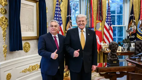 Orbán and Trump during the Hungarian Prime Minister's Washington visit
