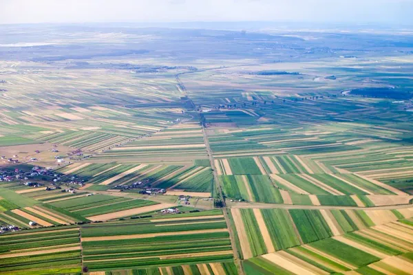 Agricultural land in Romania, in the neighbourhood of Suceava
