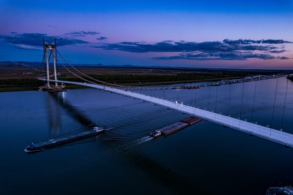 Danube bridge transforms Romania's road network