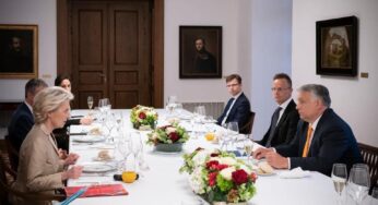 Von der Leyen makes surprise visit to Budapest